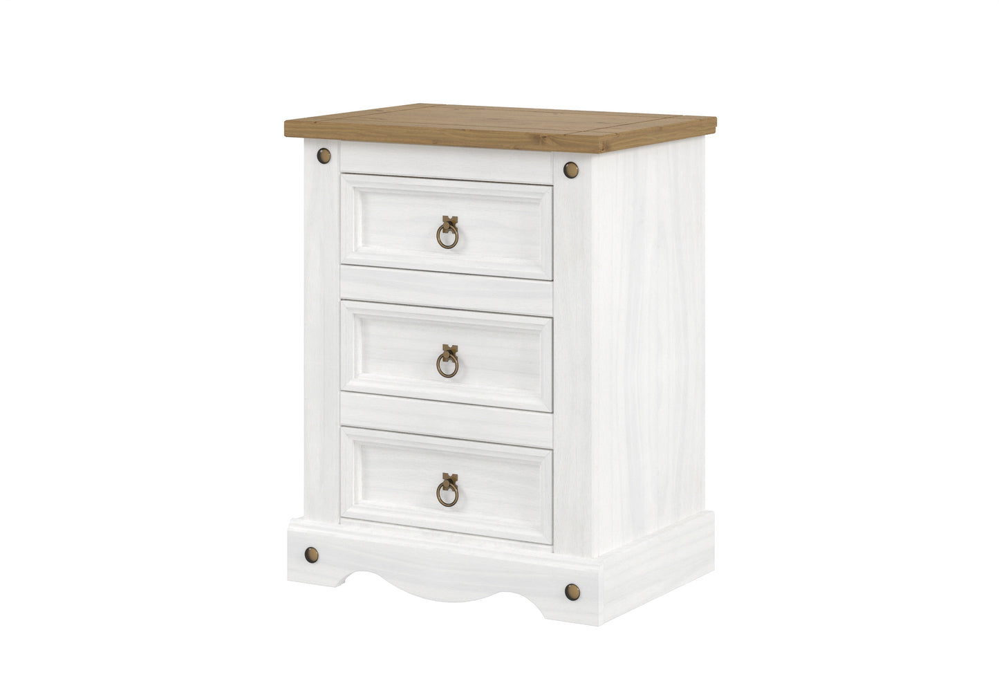 Corona White Bedside (CRW111)