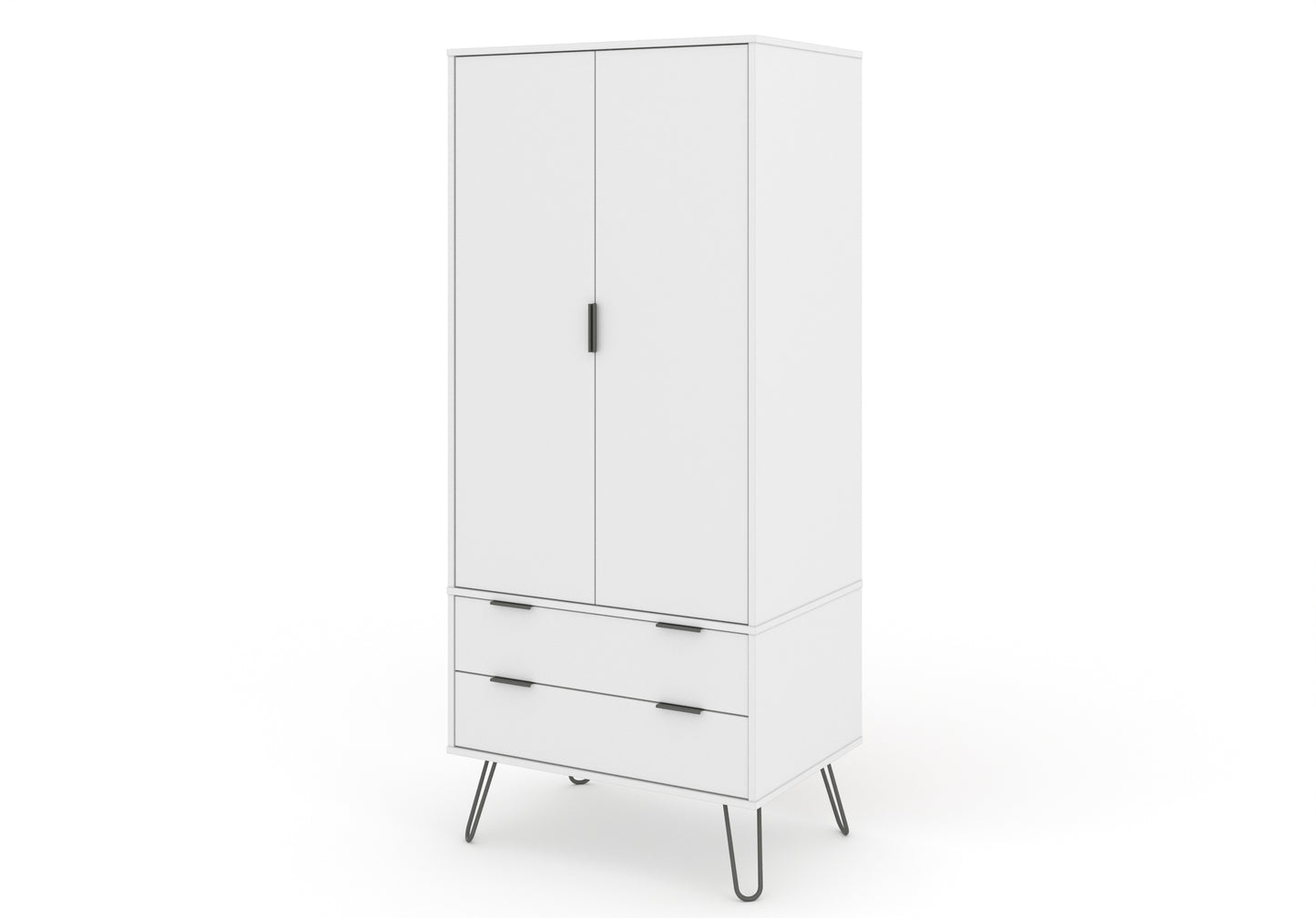 Augusta White Wardrobe (AGW582)