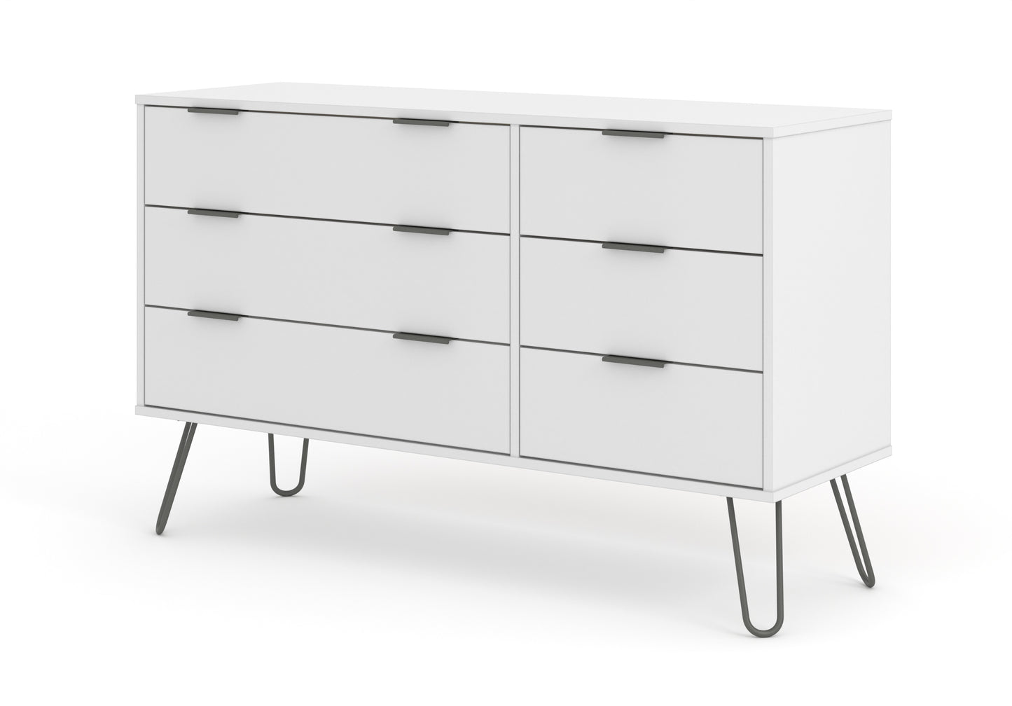 Augusta White Chest of Drawers (AGW533)
