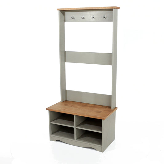 Corona Grey Shoe Bench (CRG950)