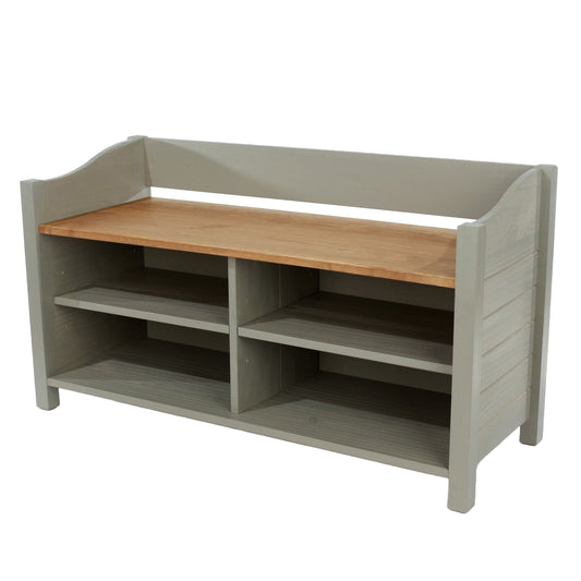 Corona Grey Shoe Bench (CRG955)