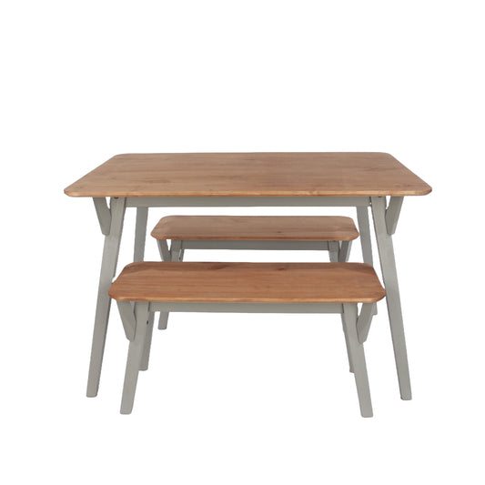 Corona Grey Dining Set (CRGTBSET31)