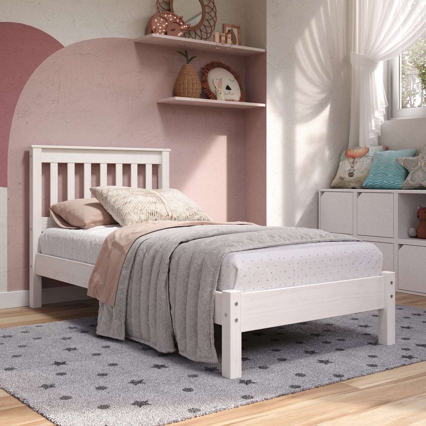 Corona White Bed (CRW300LE)