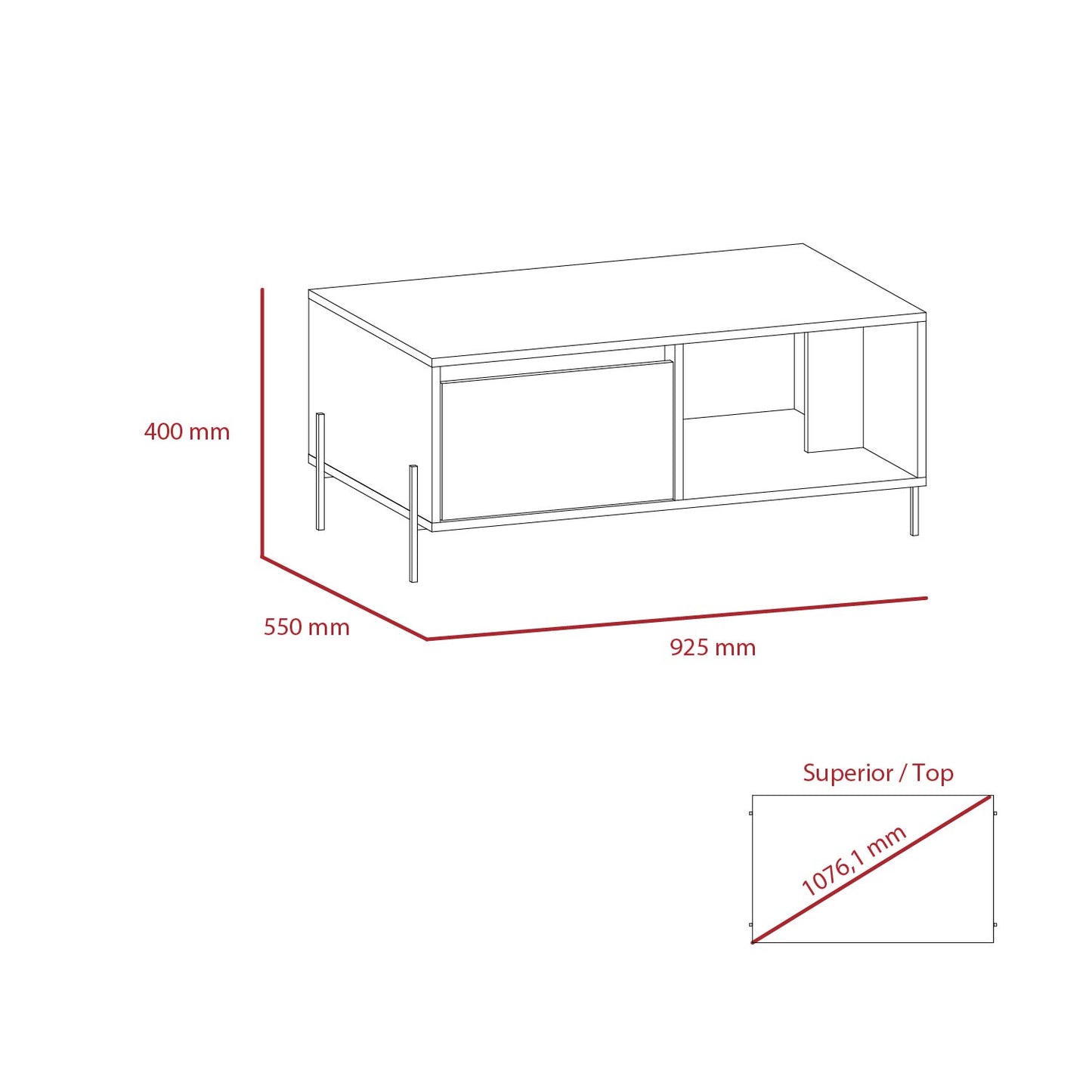 Dallas Occassional Table (DL902)