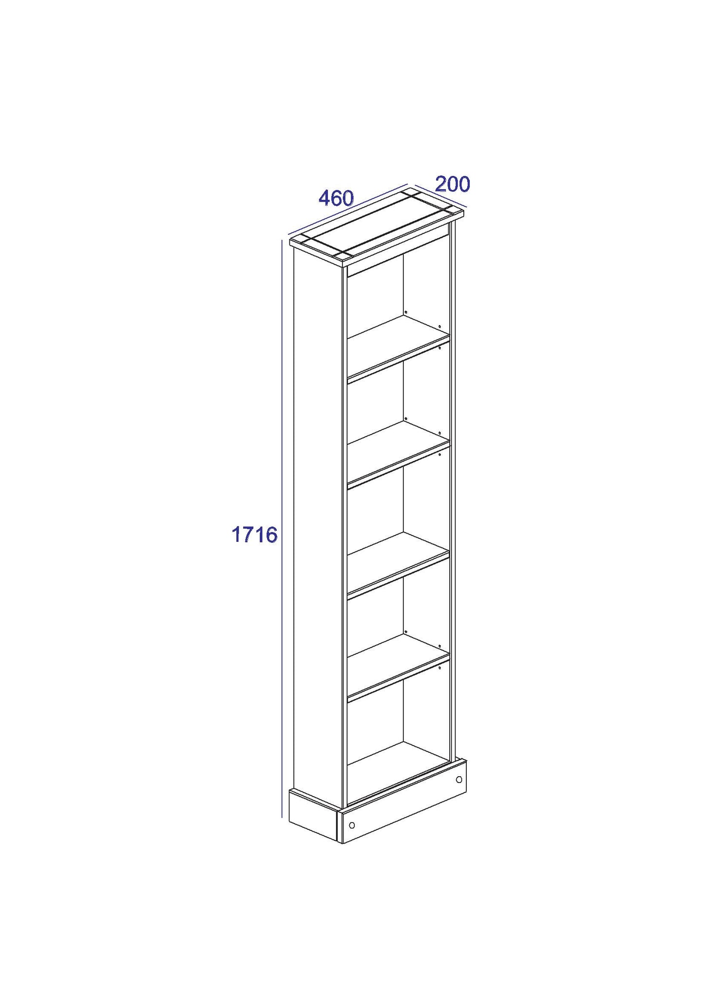 Corona Bookcase (CR946)
