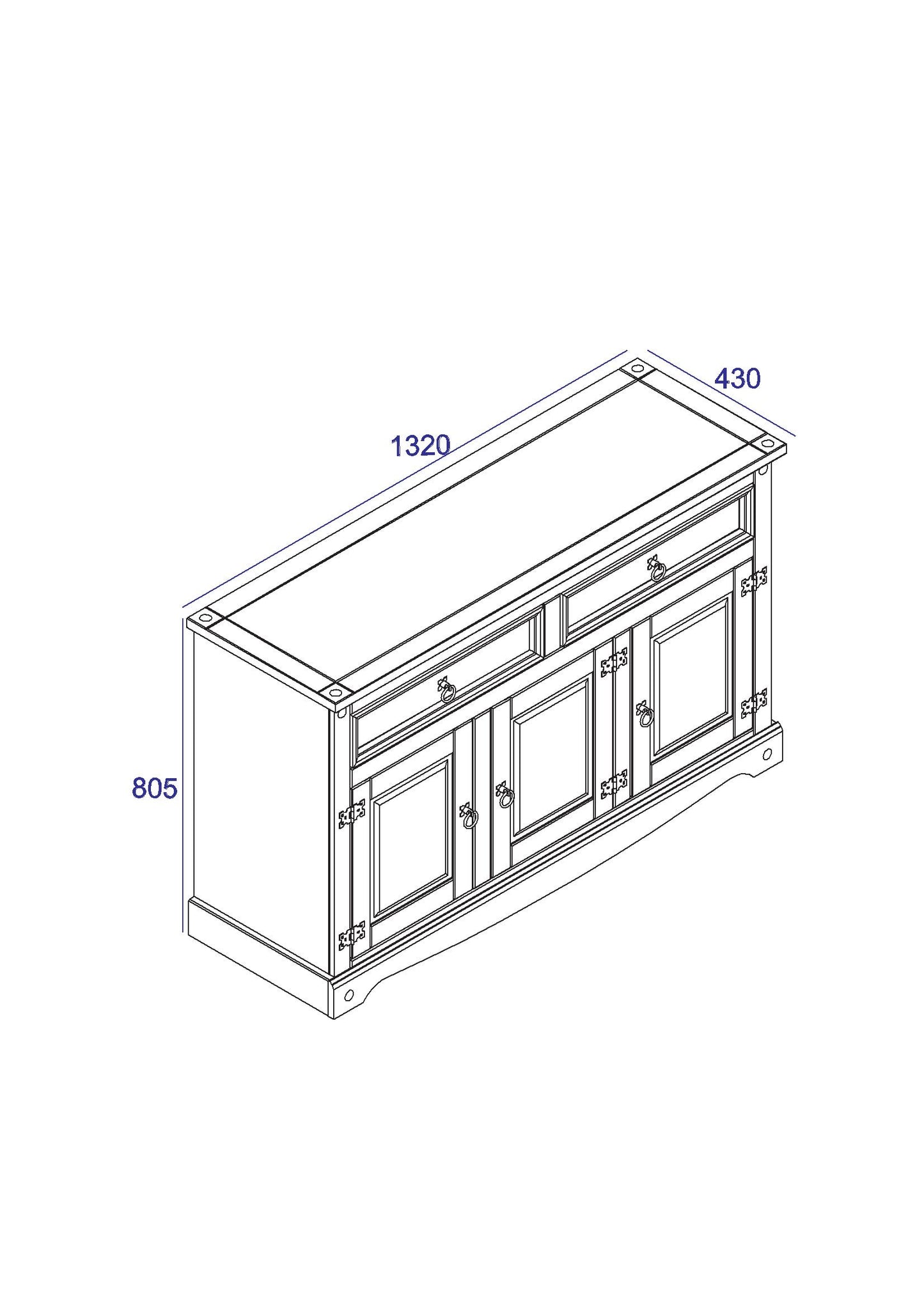 Corona Sideboard (CR916)