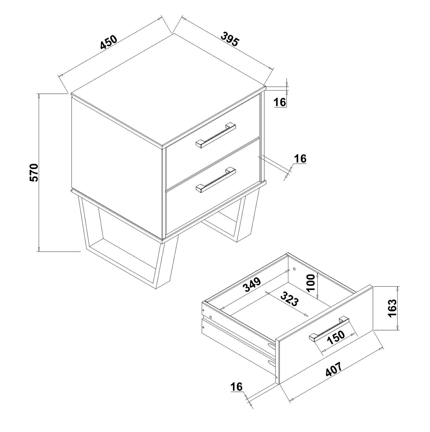 Texas Bedside (TX510)