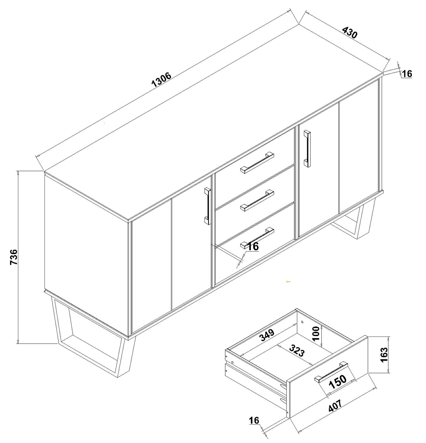 Texas Sideboard (TXG916)