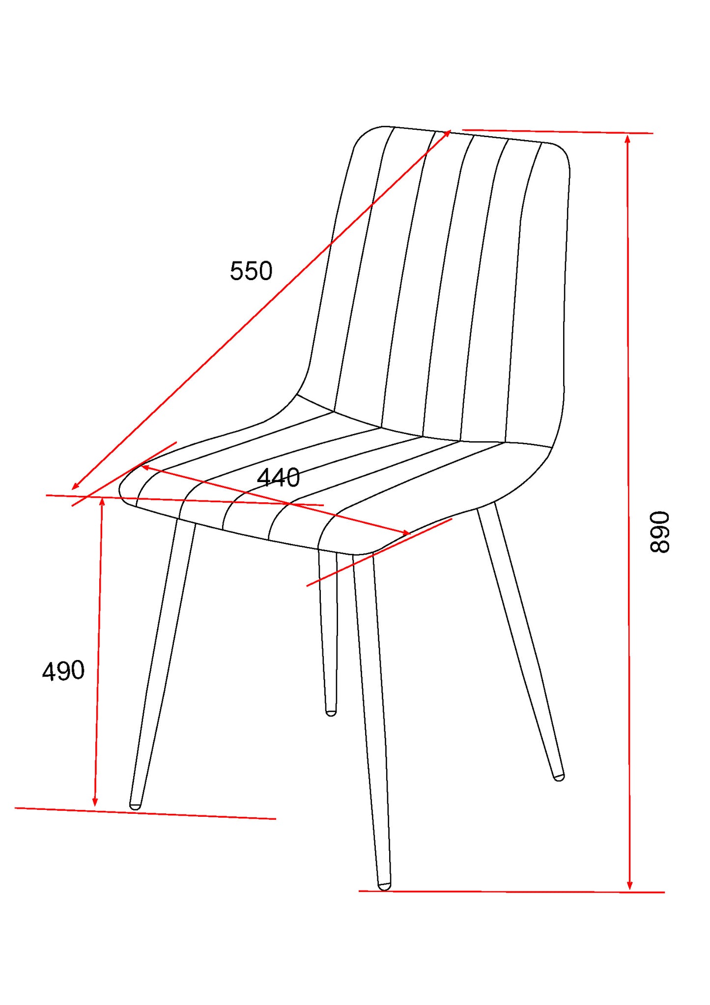 Aspen Pair of Chairs (ASCH16-LGCF)
