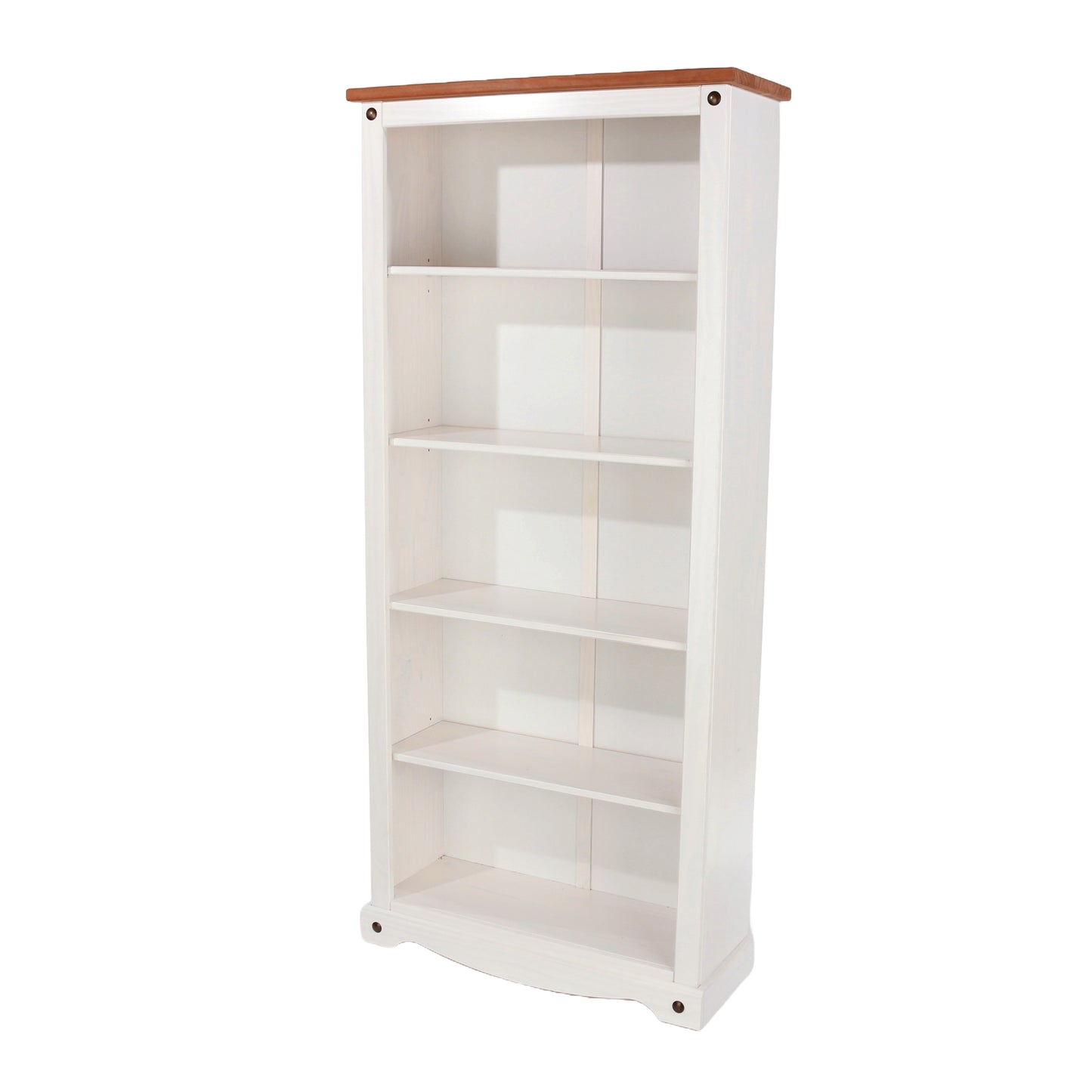 Corona White Bookcase (CRW713)