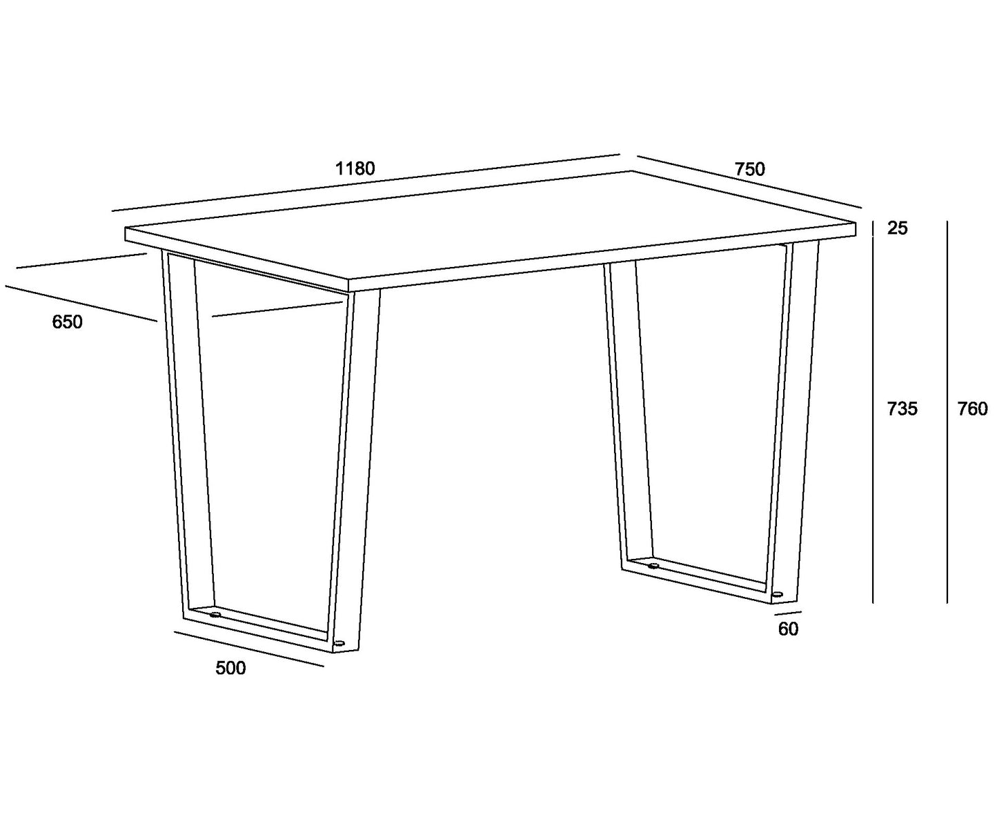 Texas Dining Table (TXTB2)