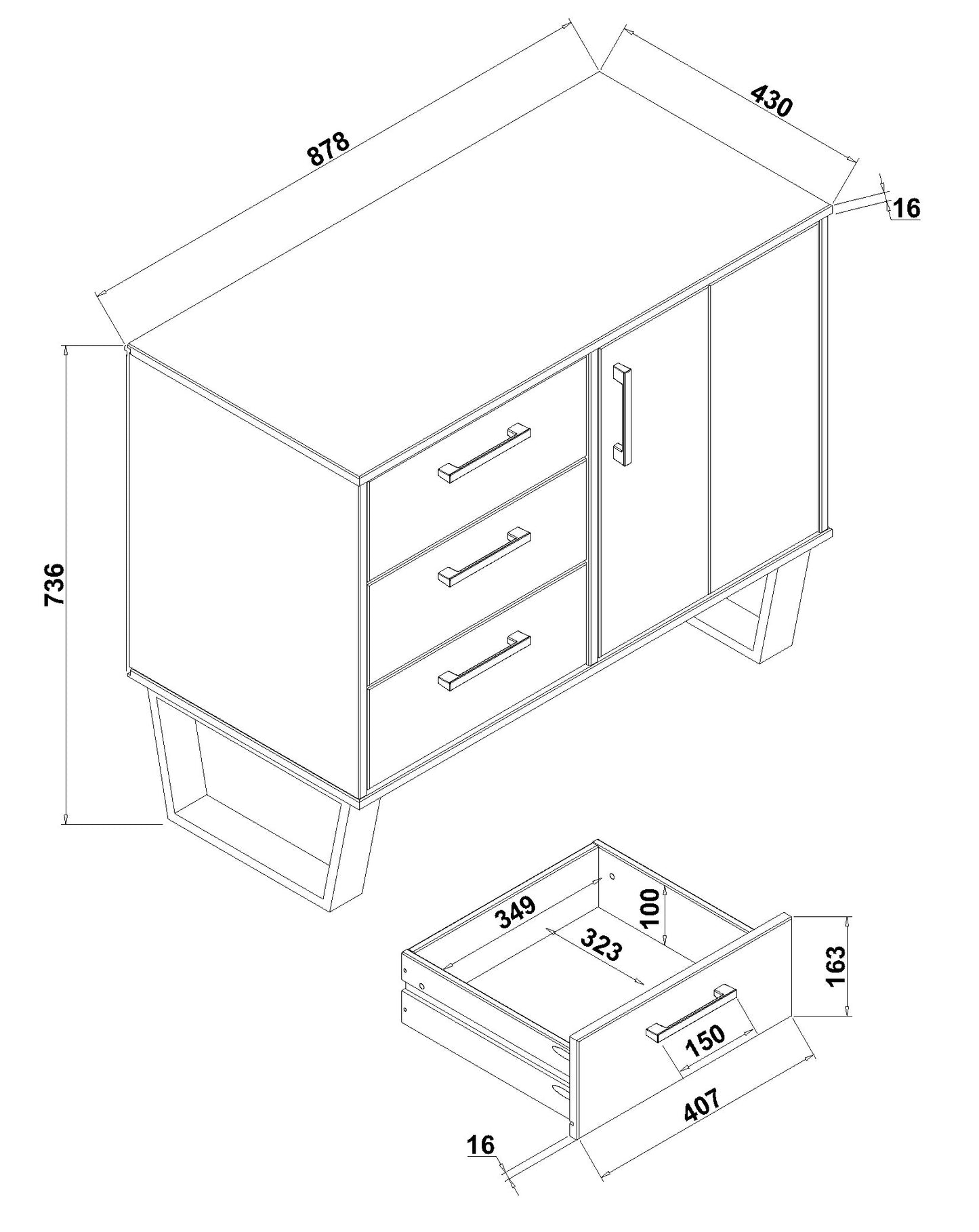 Texas Sideboard (TXG915)