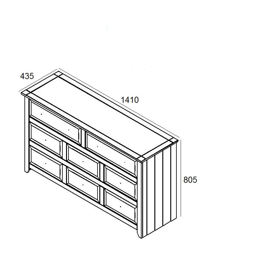 Capri Chest of Drawers (CP362)