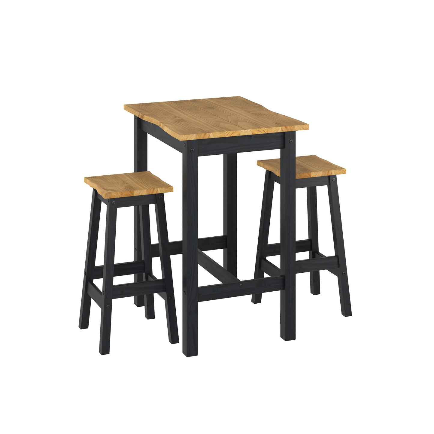 Corona Black Dining Set (CRBTBSET21)