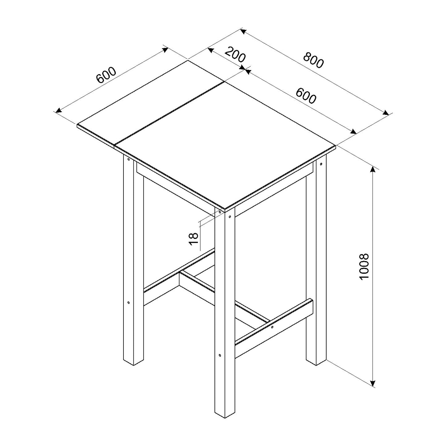 Linea Dining set (CRGTBSET9)