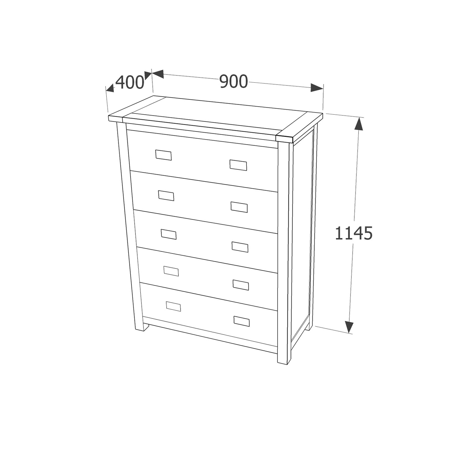 Dunkeld Chest of Drawers (DK215)