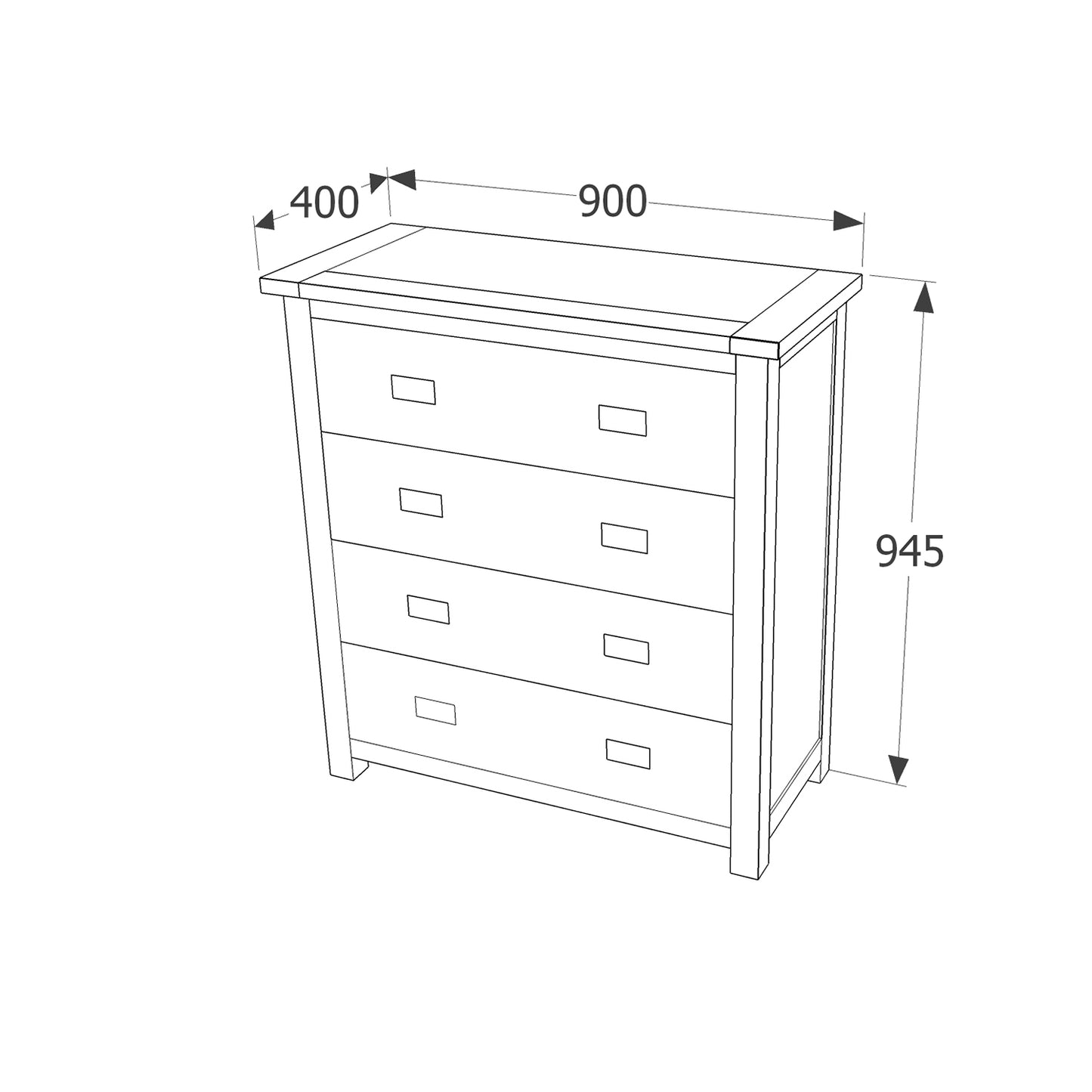 Dunkeld Chest of Drawers (DK214)