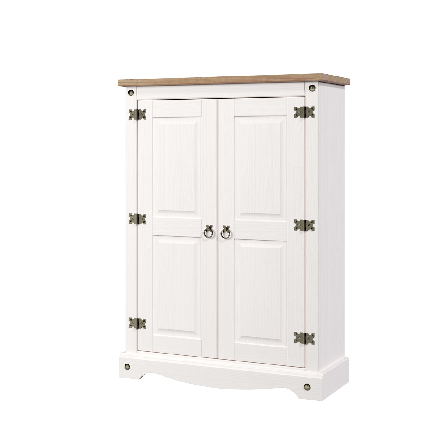 Corona White Bookcase (CRW722)