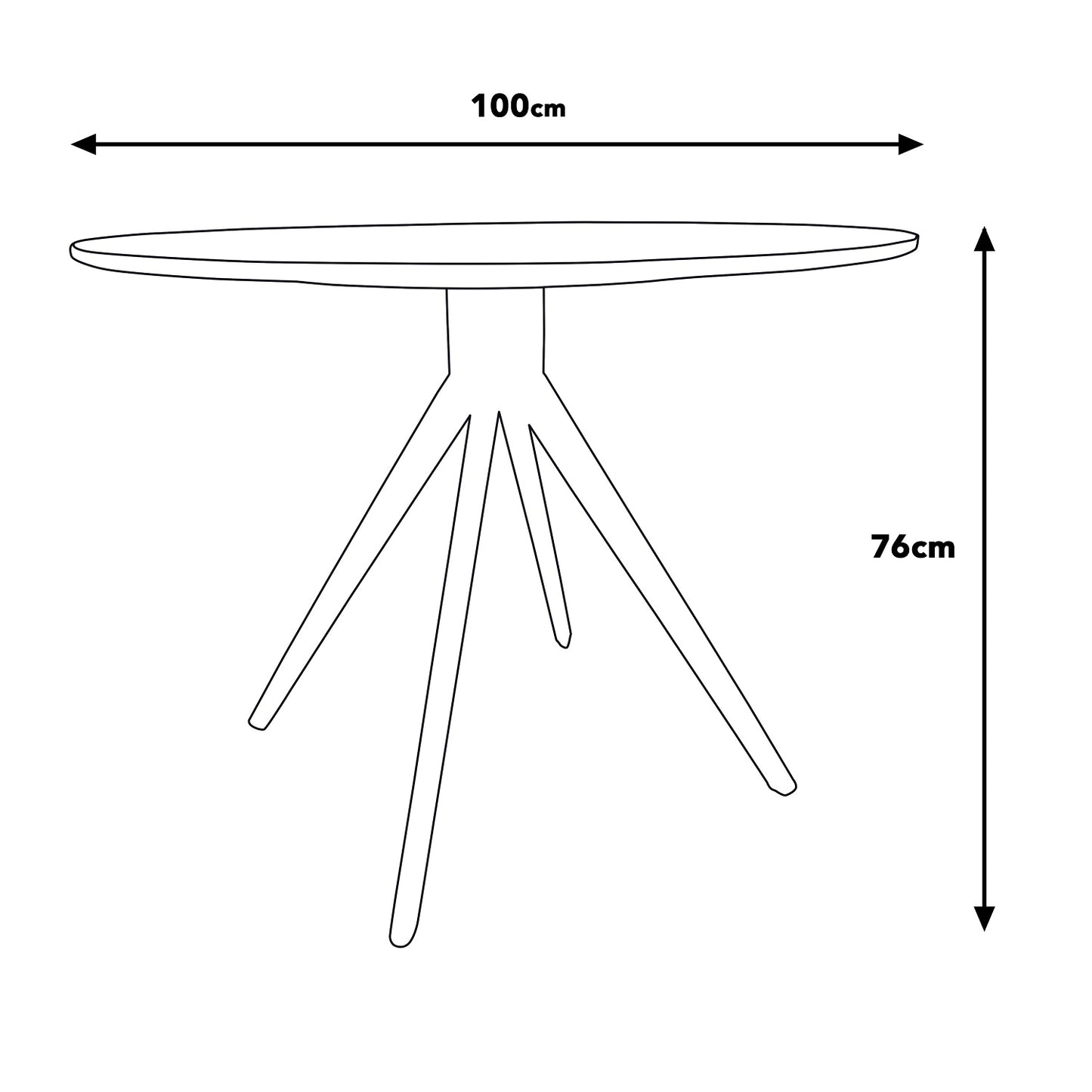 Aspen Dining Table (ASTB4-OK)