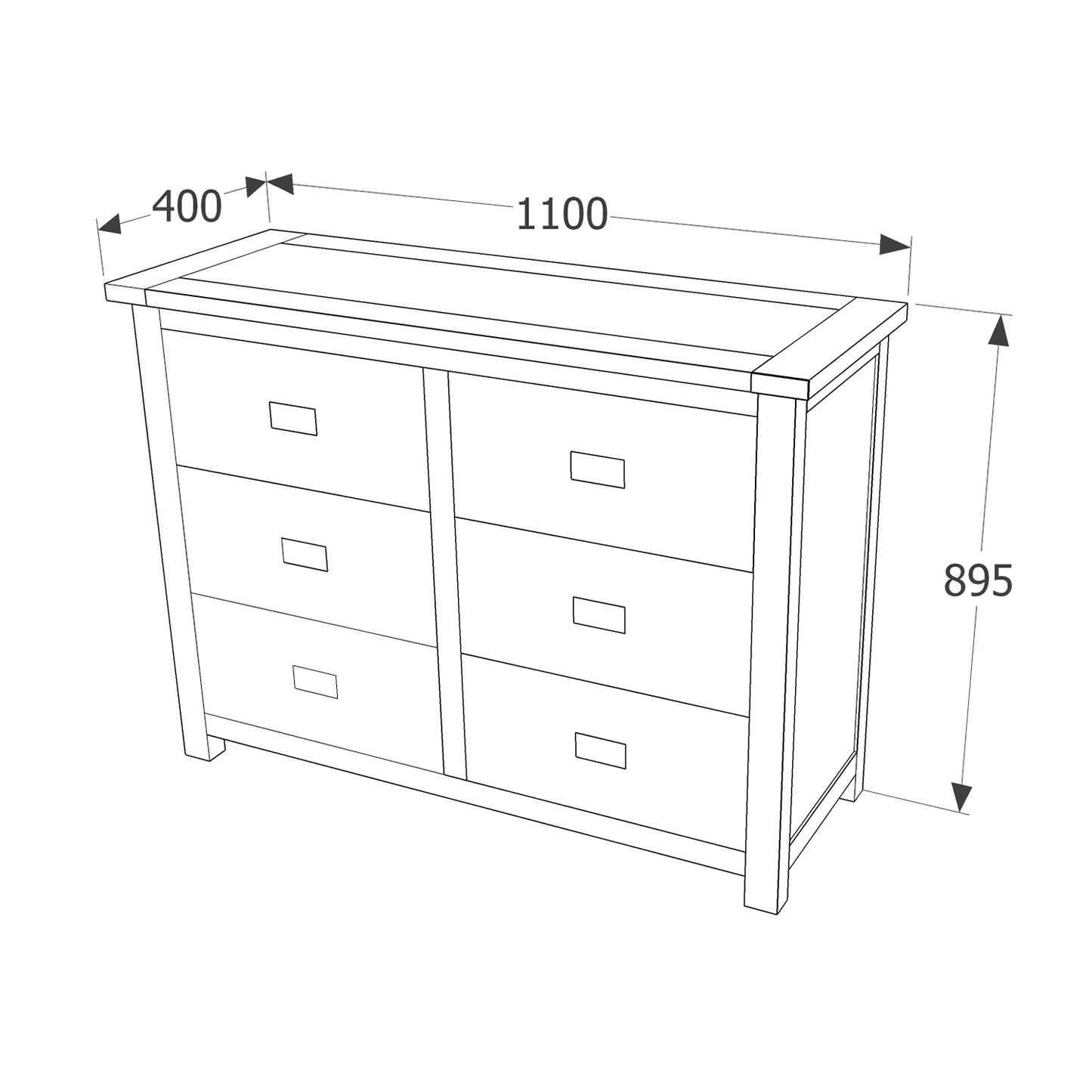 Dunkeld Chest of Drawers (DK233)