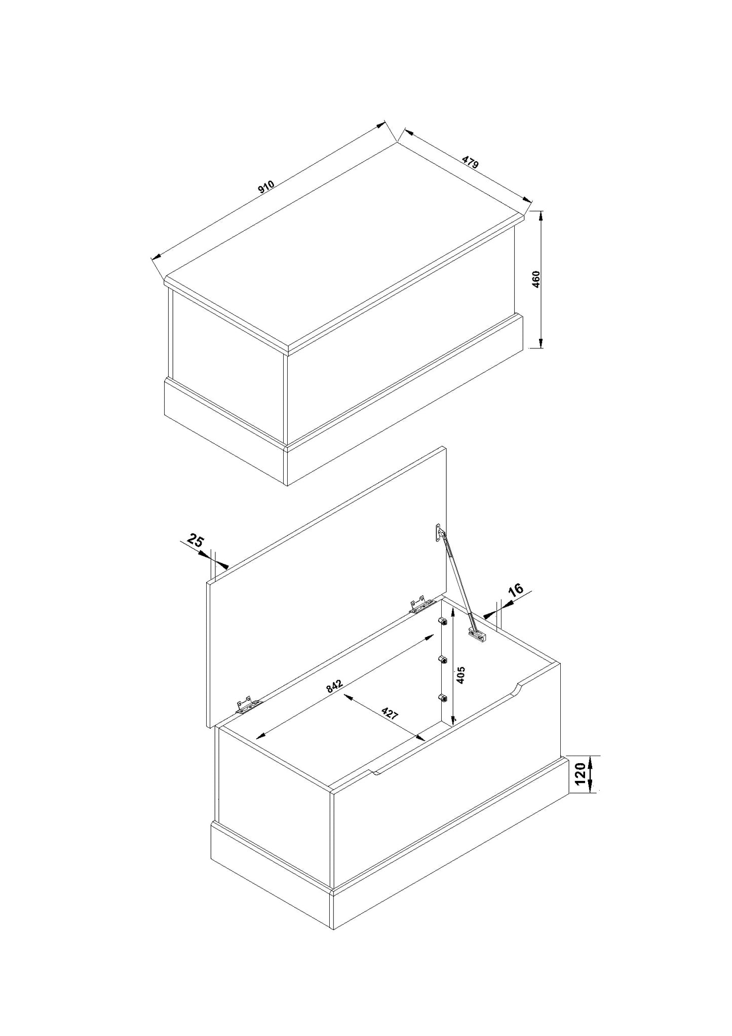 Cotswold Storage trunk (CT140)