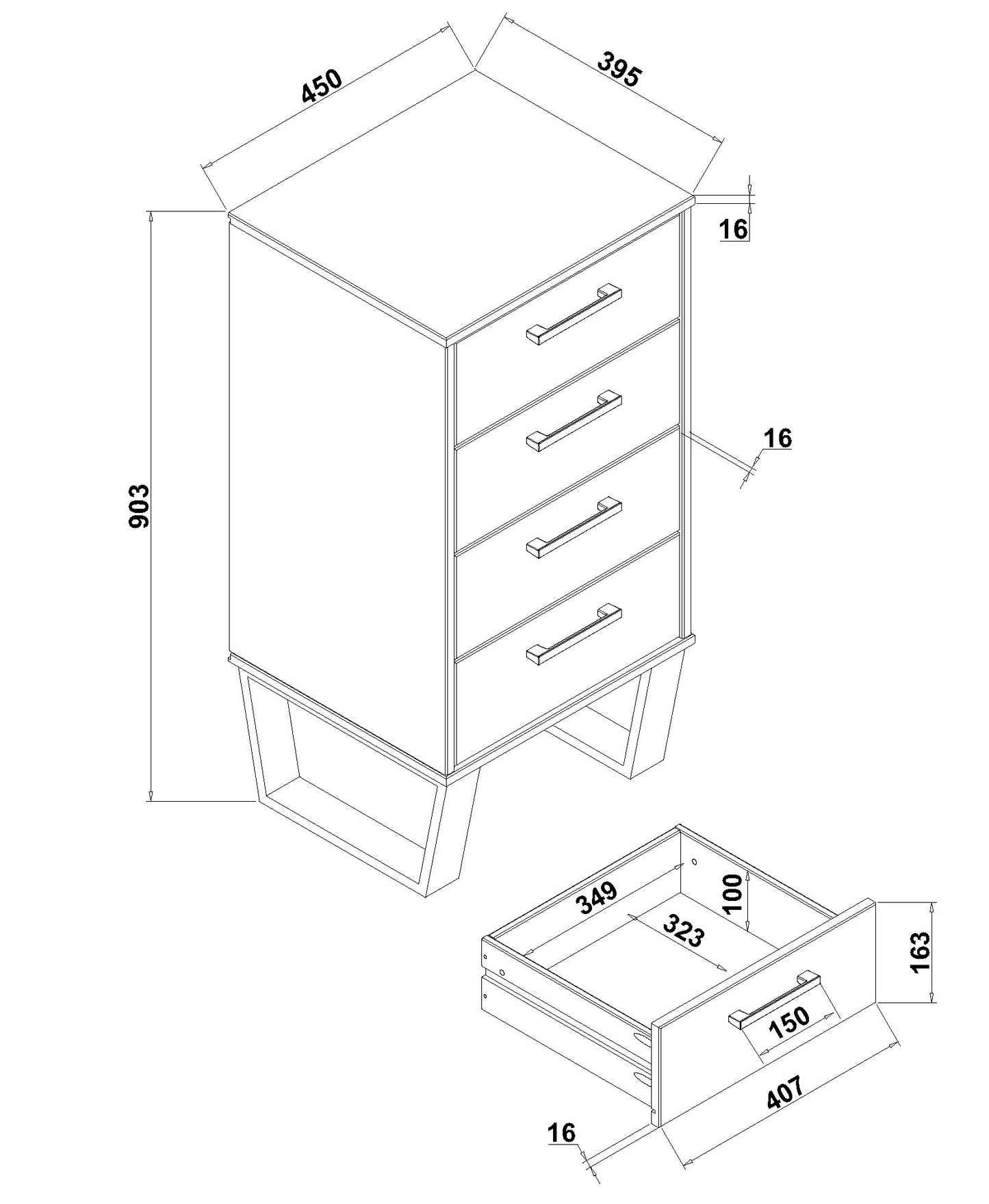 Texas Chest of Drawers (TXG517)