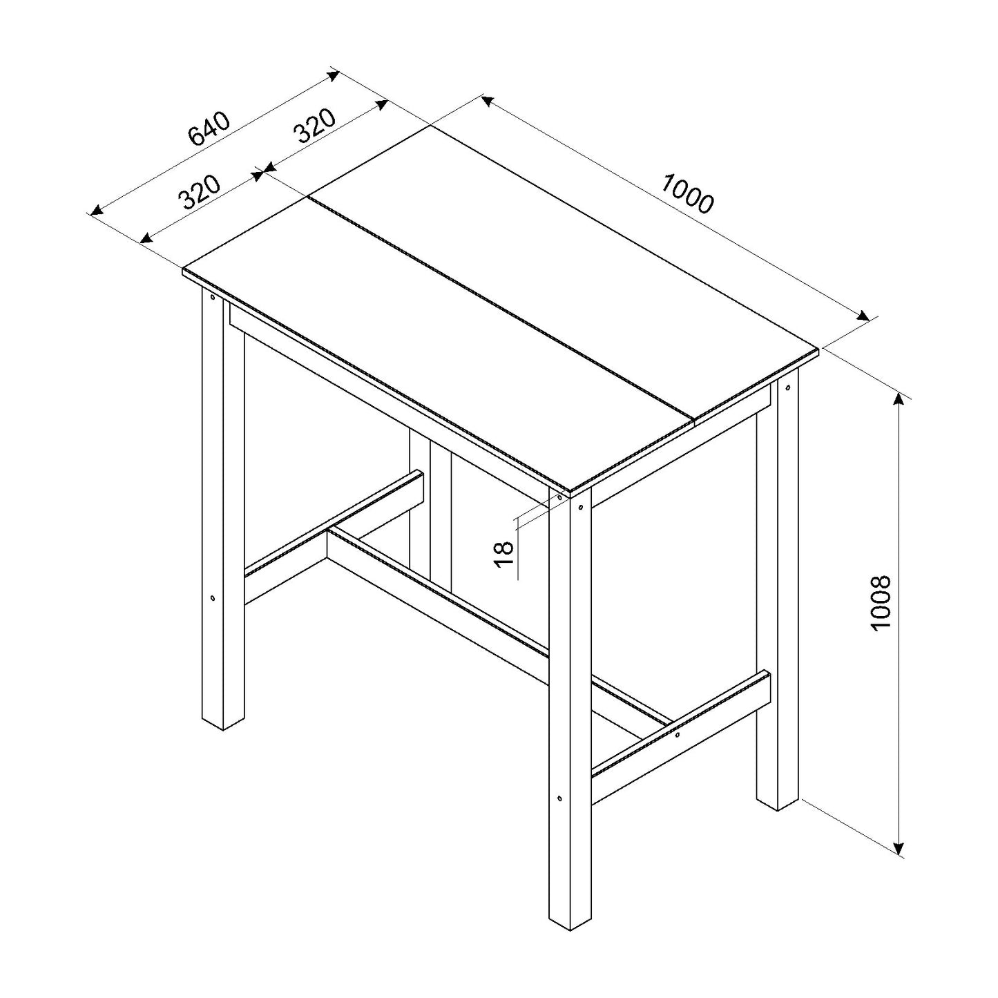 Linea Dining set (CRGTBSET10)