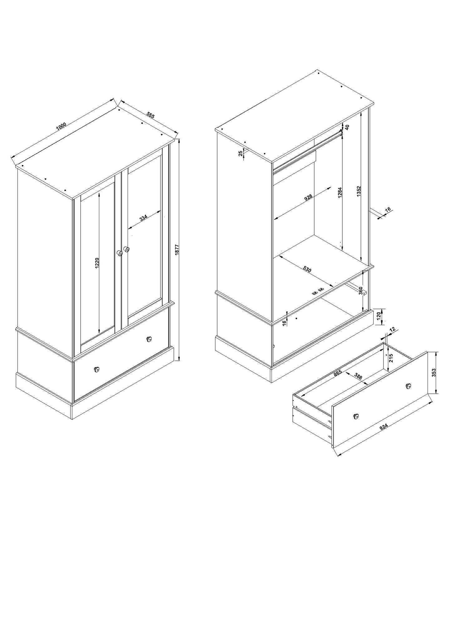 Cotswold Wardrobe (CT181)