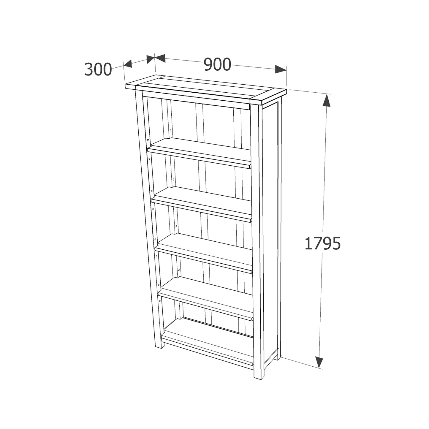 Dunkeld Bookcase (DK312)