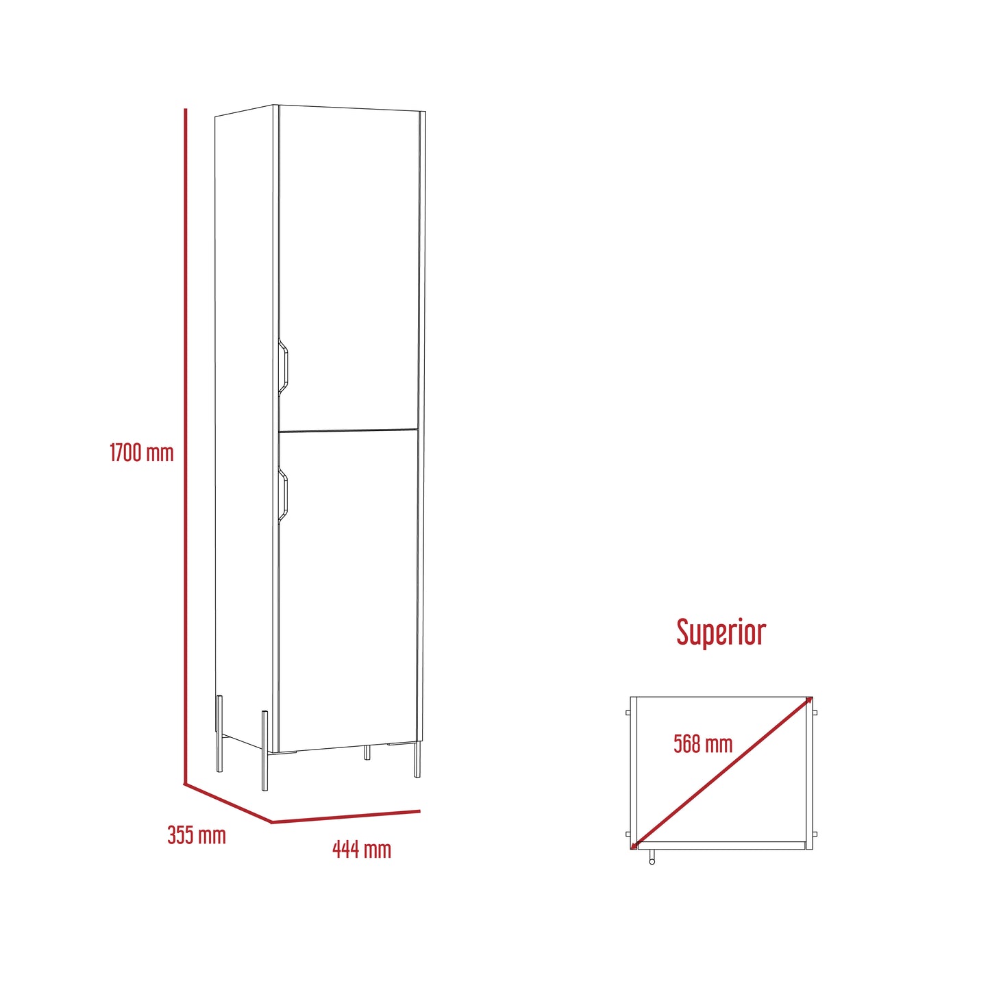 Dallas bookcase (DL924)
