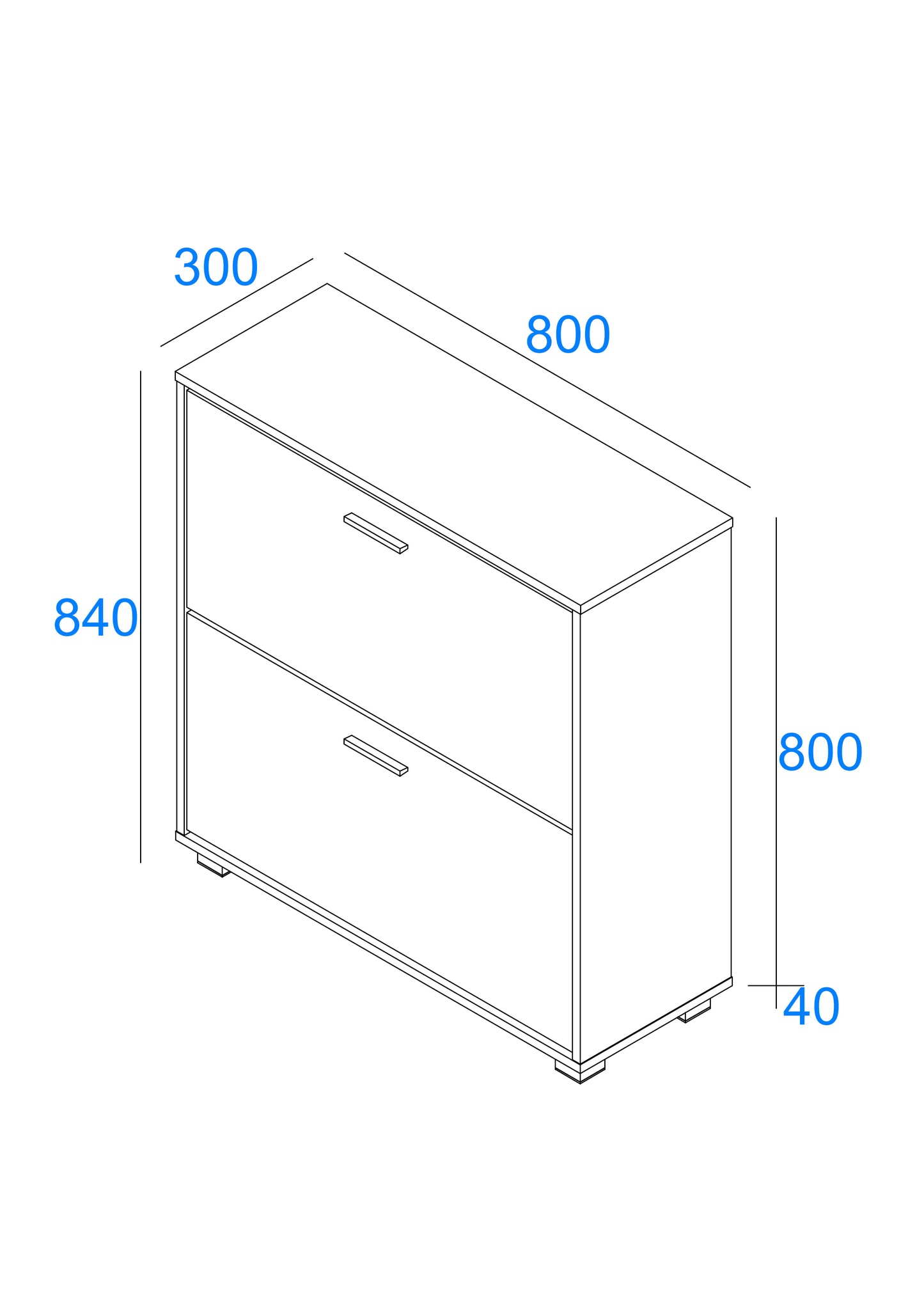 Lido Shoe Cabinet (LD241)