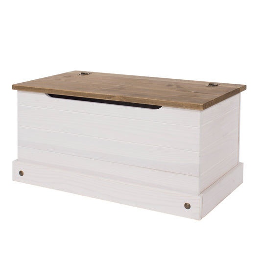 Corona White Storage Trunk (CRW140)