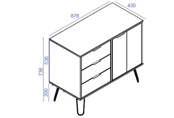 Augusta White Sideboard (AGW915)