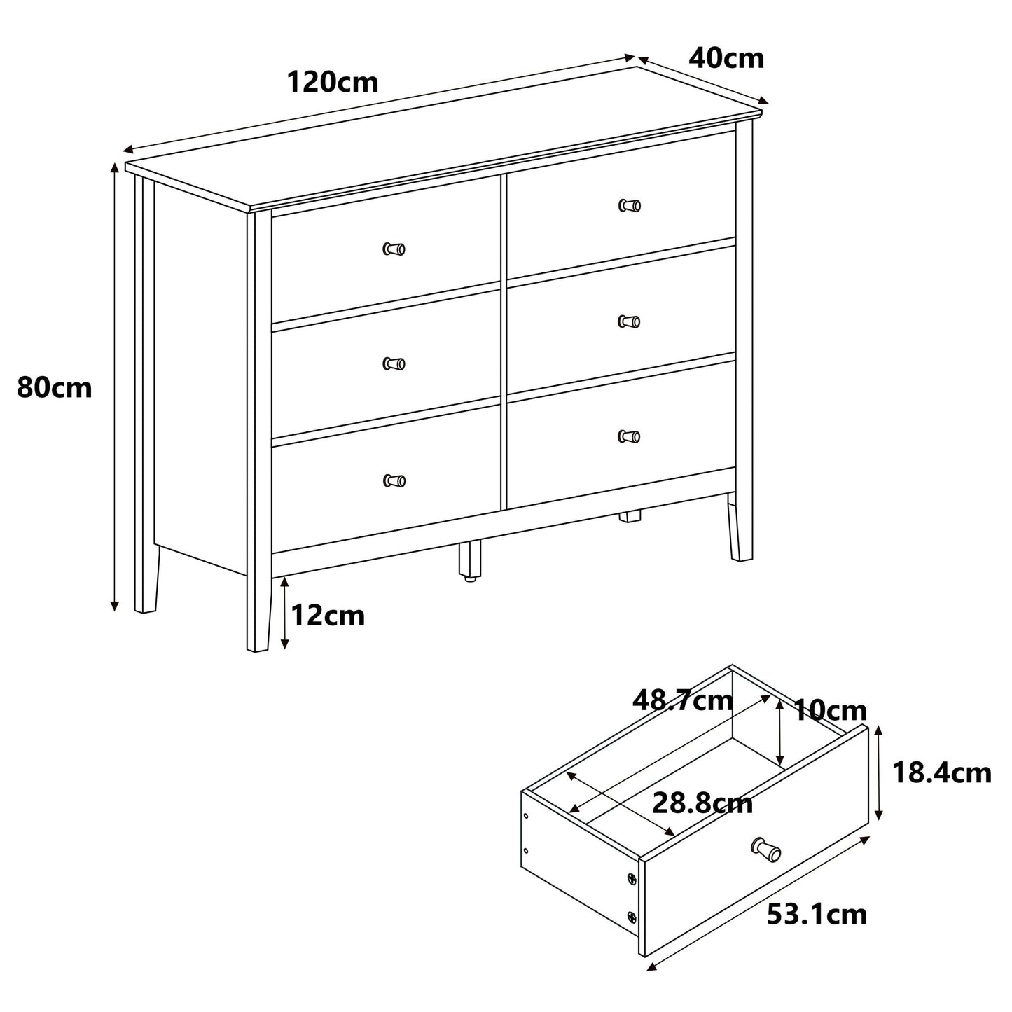 Henley Chest of Drawers (HN533)